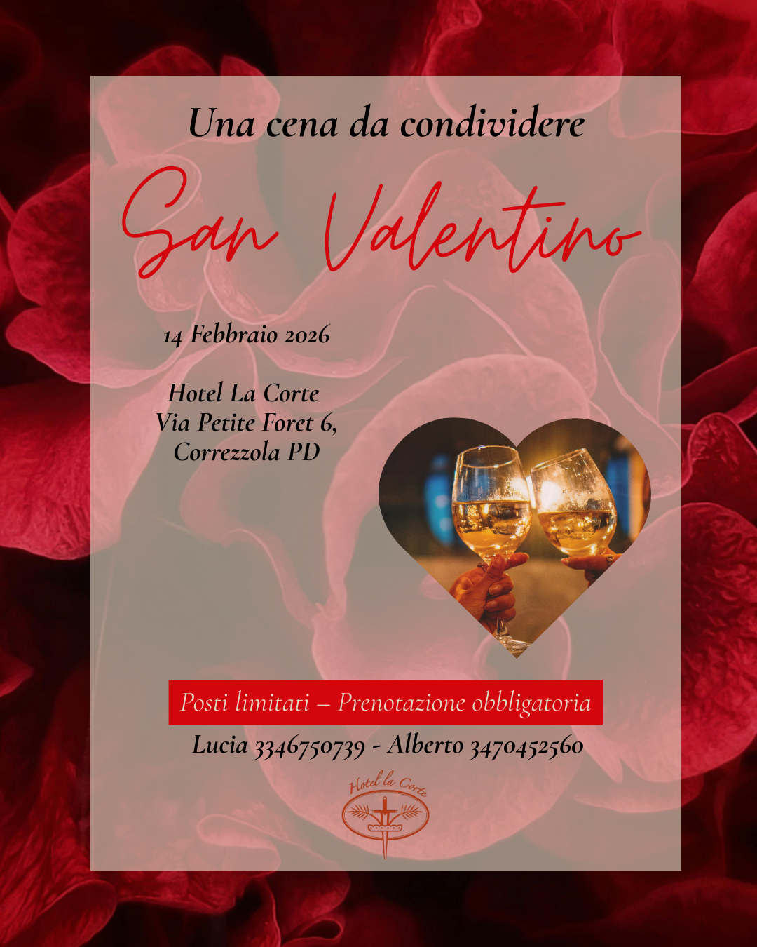 Una cena da condividere San Valentino 🌹