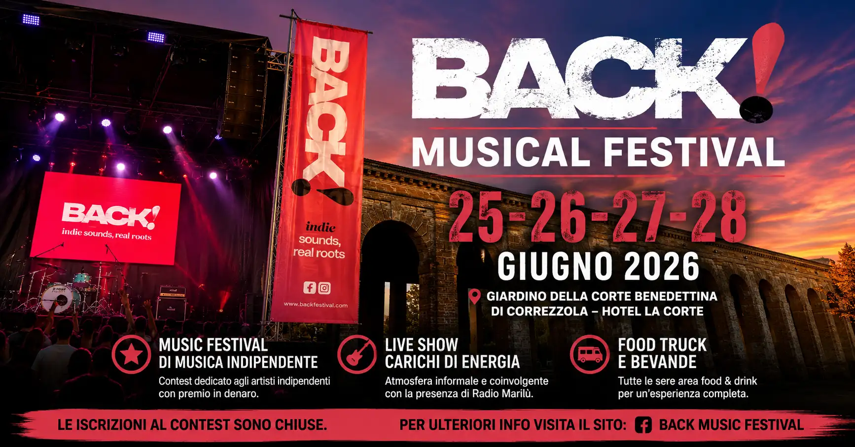 Back Musical Festival 2026 a Correzzola